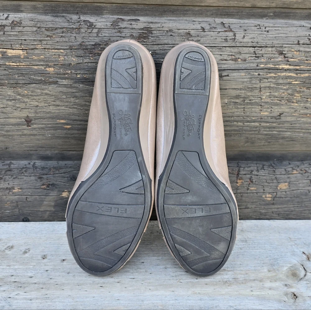 Life Stride Laflash Feminine Minimalist Blush Nude Comfort Wedge 6.5M